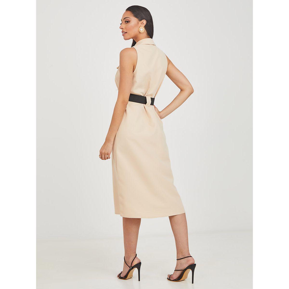 فستان ميدي بلا اكمام من ستايلي-women-clothing-dresses-image-4