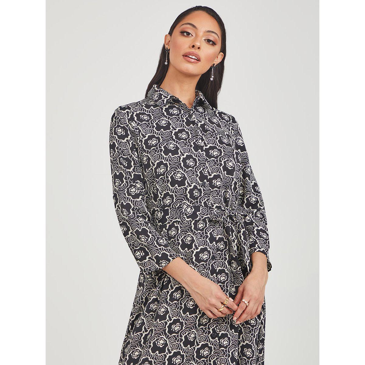 فستان طويل مطبع بزهور من ستايلي-women-clothing-dresses-image-2