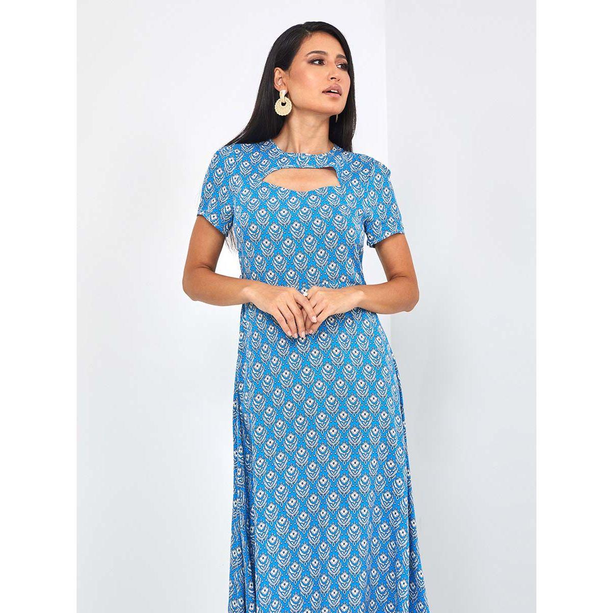 فستان طويل باكمام قصيرة-women-clothing-dresses-image-3