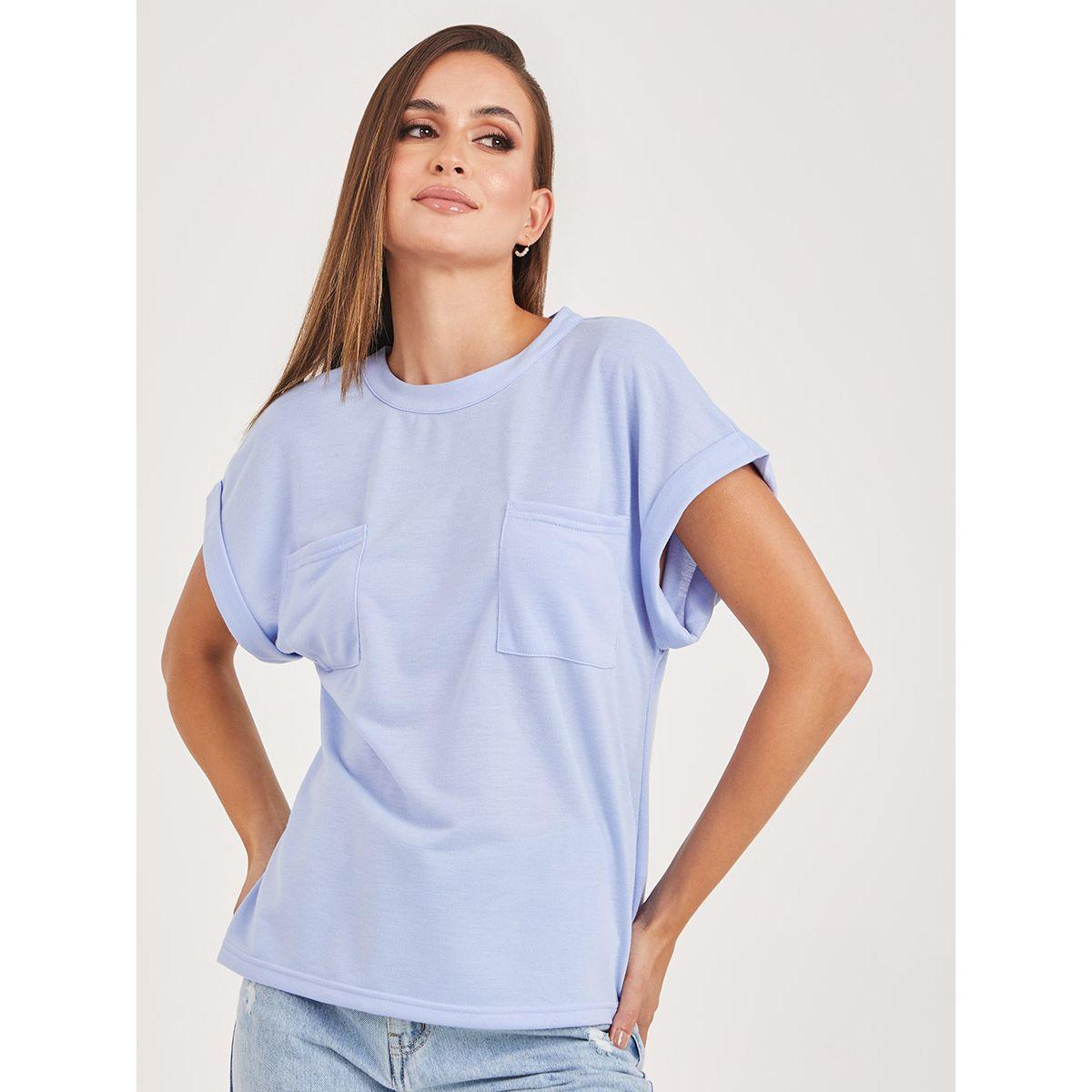 تيشيرت باكمام مطوية-women-clothing-tshirts-image-3