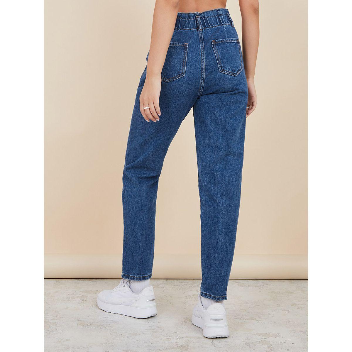 جينز بخصر بيبر باغ من ستايلي-women-clothing-bottoms-jeans-image-4