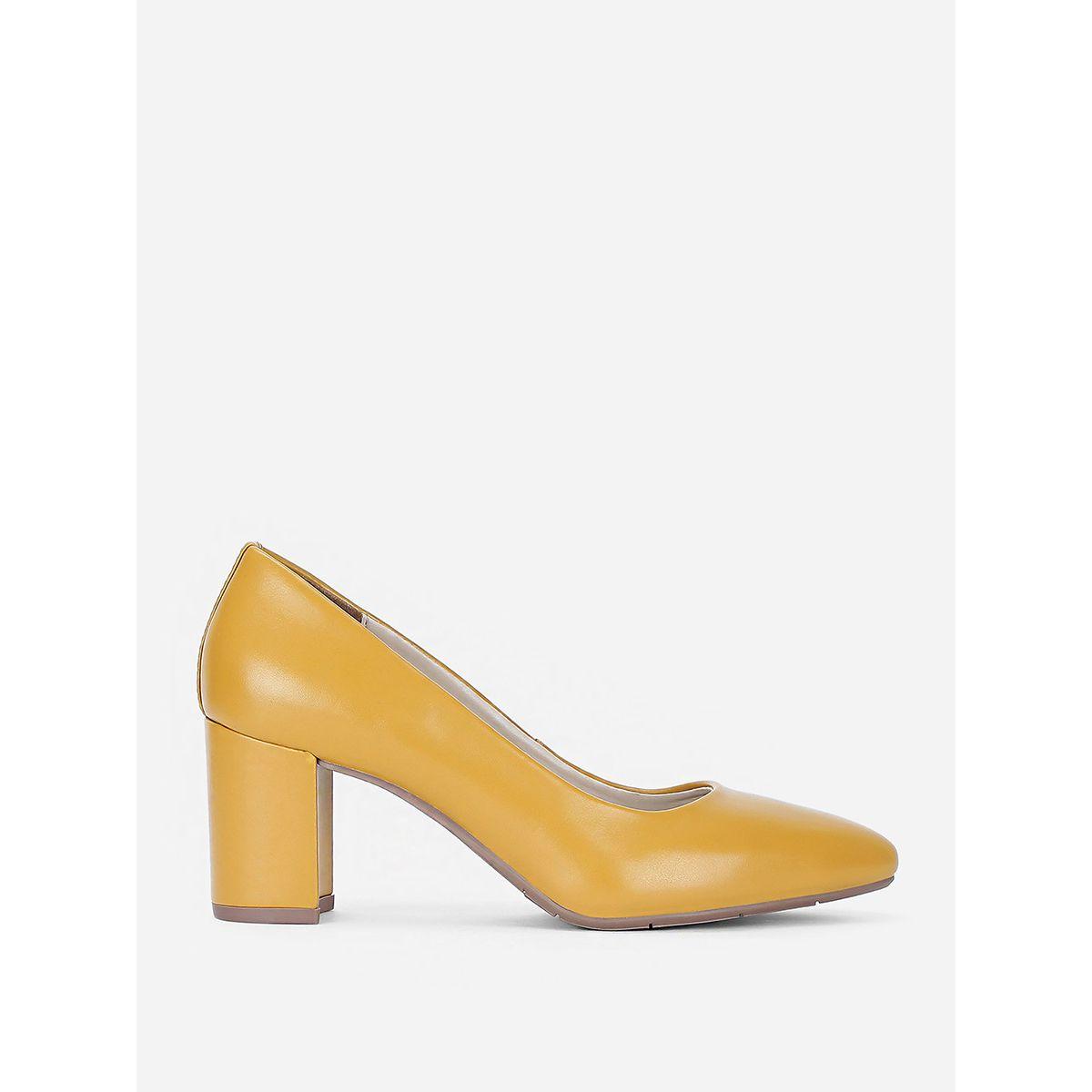 Red Tape Pointed Toe Block Heel Pumps-women-shoes-heels-image-1