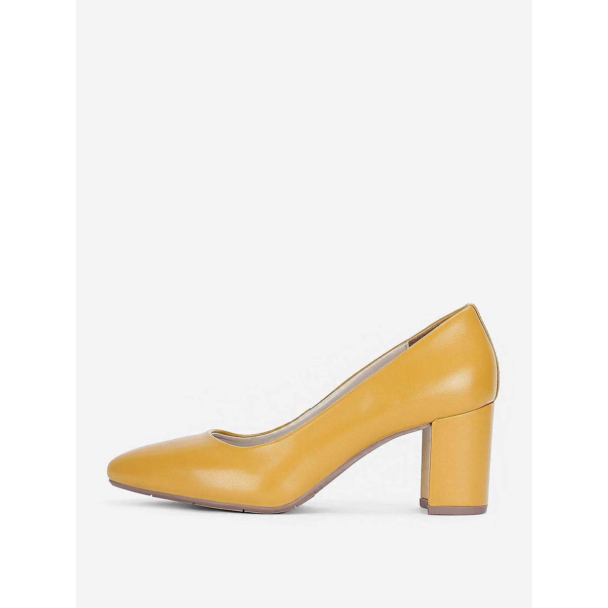 Red Tape Pointed Toe Block Heel Pumps-women-shoes-heels-image-2