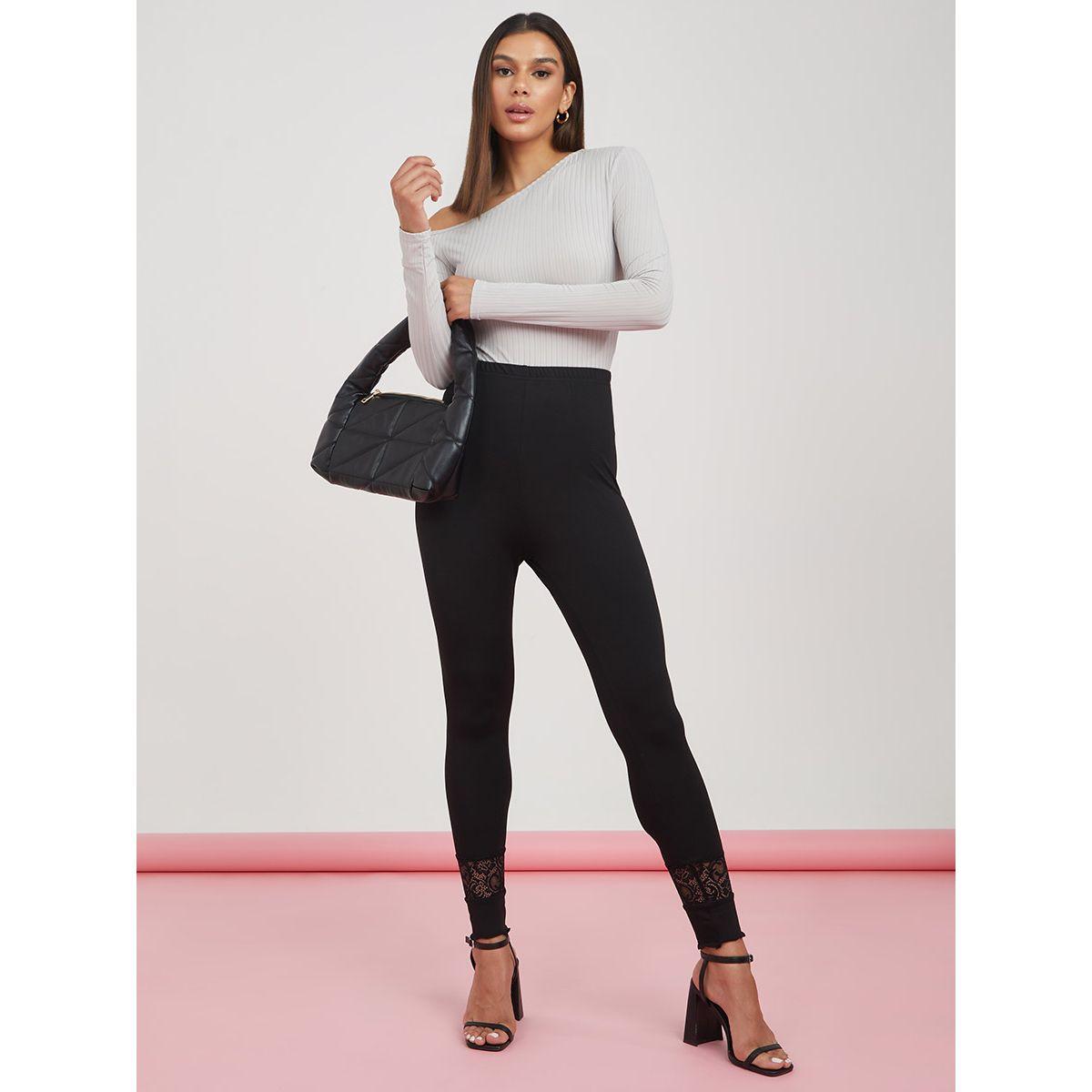 ليقنز بحواف مزينة بدانتيل من ستايلي-women-clothing-bottoms-leggings-image-1