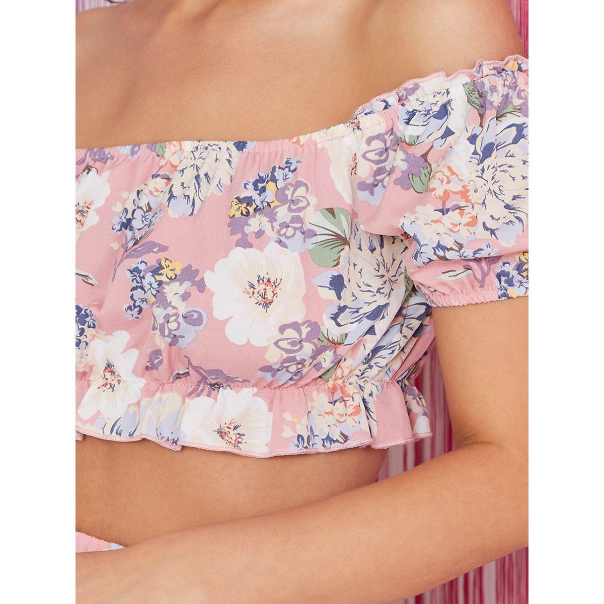 طقم من ( تنورة + بلوزة قصيرة ) من ستايلي-women-clothing-coordsets-image-3