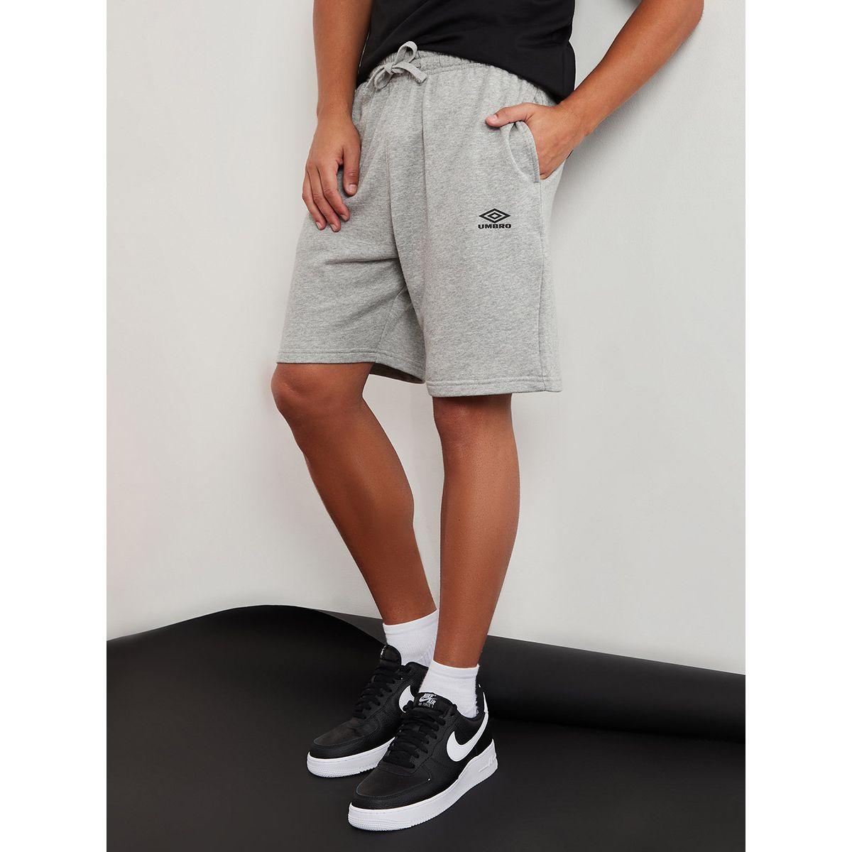 Umbro Drawstring Waistband Knit Shorts-men-clothing-bottoms-shorts-image-1