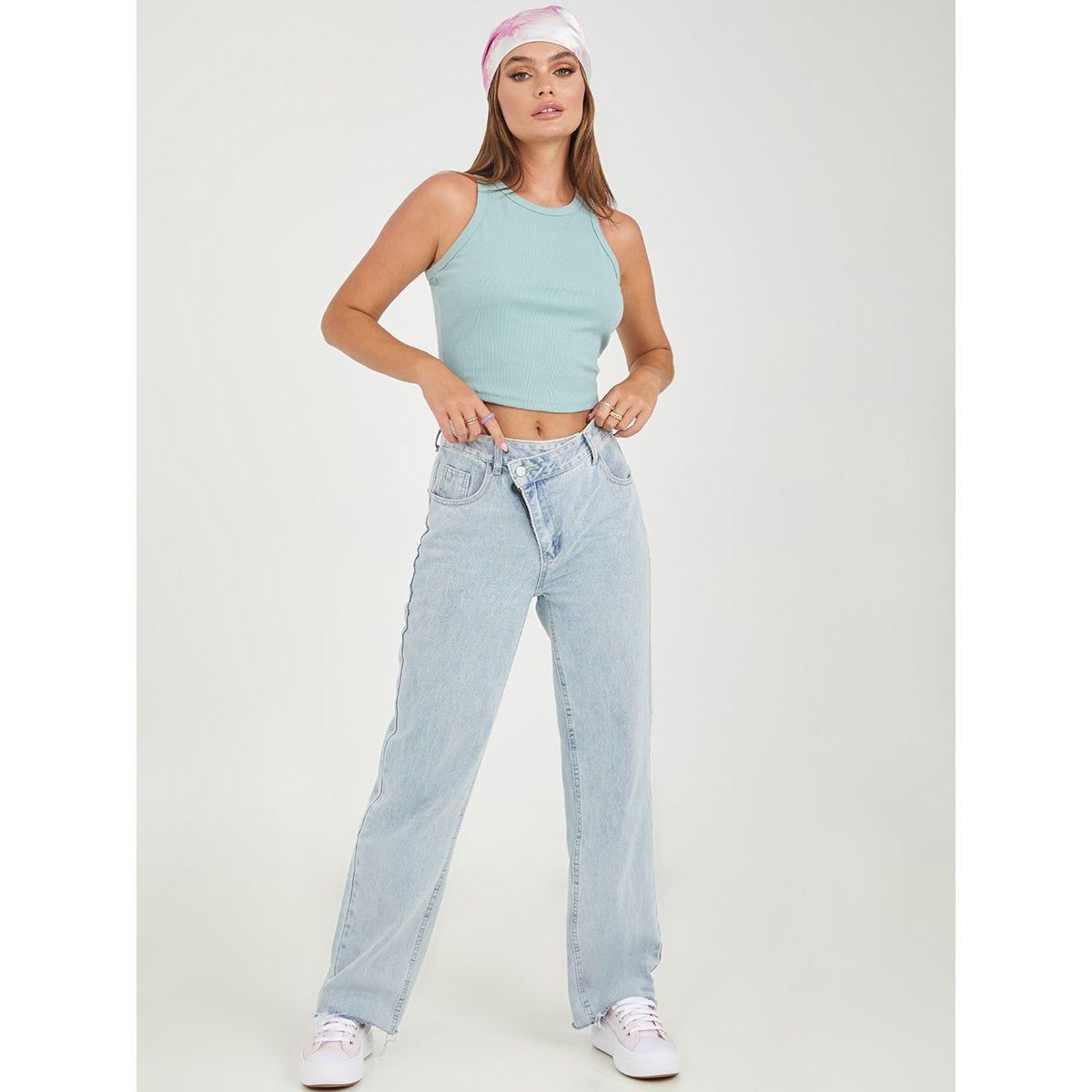 بلوزة قصيرة بلا اكمام-women-clothing-tshirts-image-2