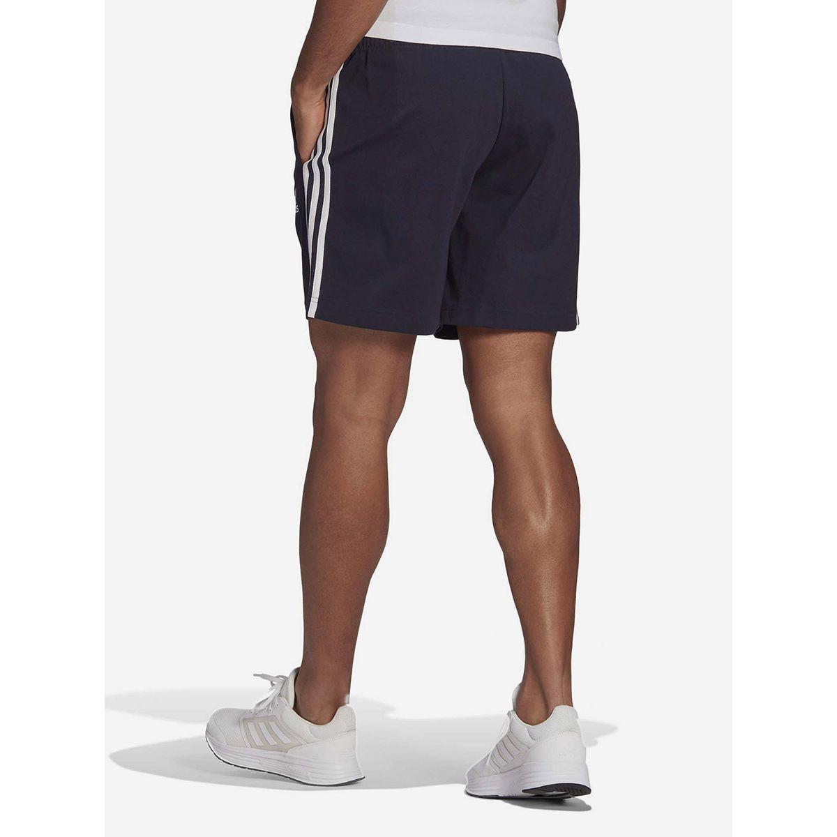 Adidas 3-Stripe Single Jersey Shorts-men-clothing-bottoms-shorts-image-2
