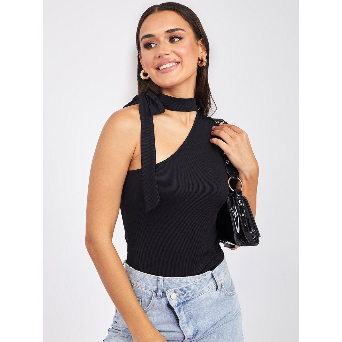 بودي سوت بكتف واحد من ستايلي-women-clothing-tshirts-image-1