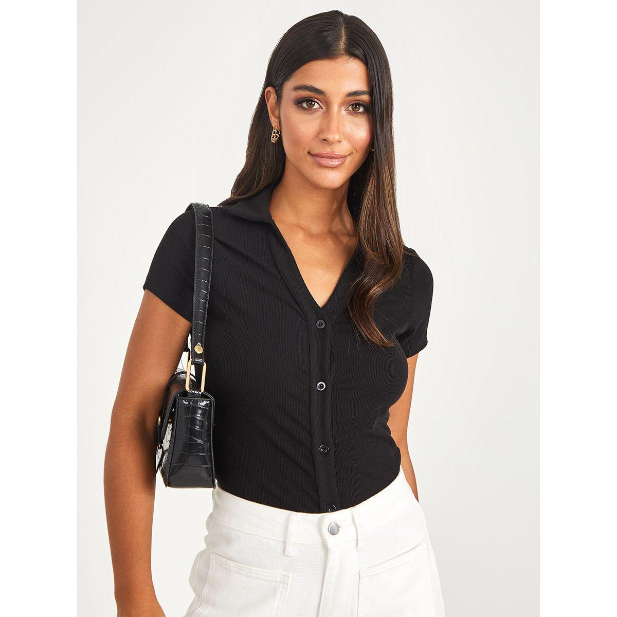 تيشيرت بولو باكمام قصيرة-women-clothing-tshirts-image-1
