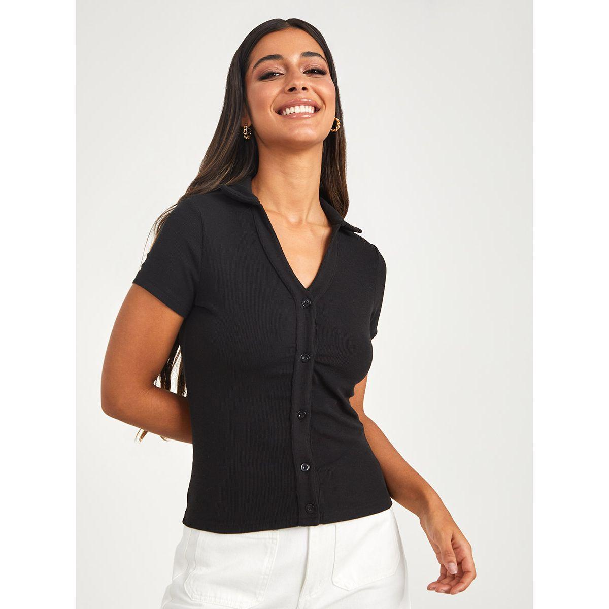 تيشيرت بولو باكمام قصيرة-women-clothing-tshirts-image-3