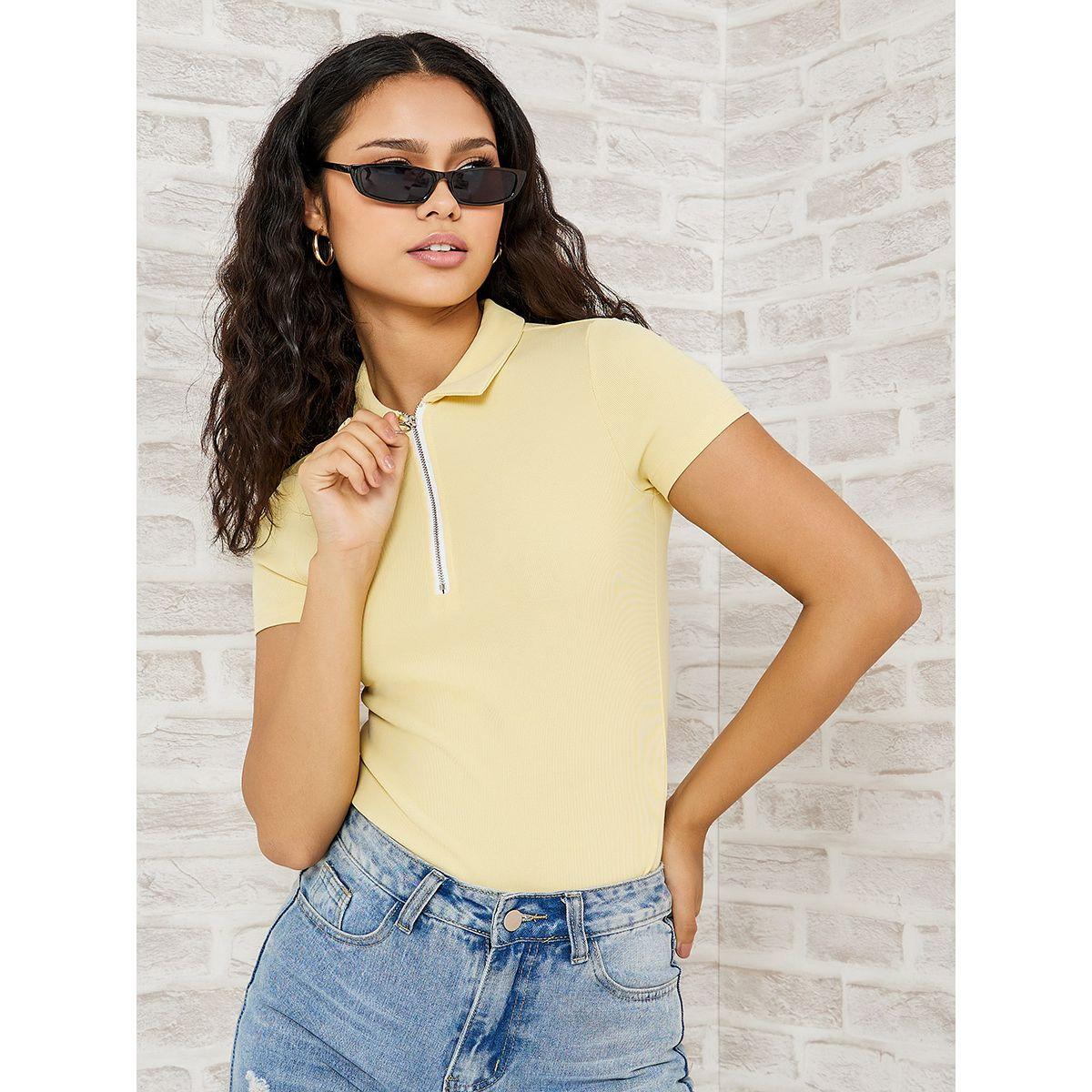 تيشيرت بولو باكمام قصيرة-women-clothing-tshirts-image-1