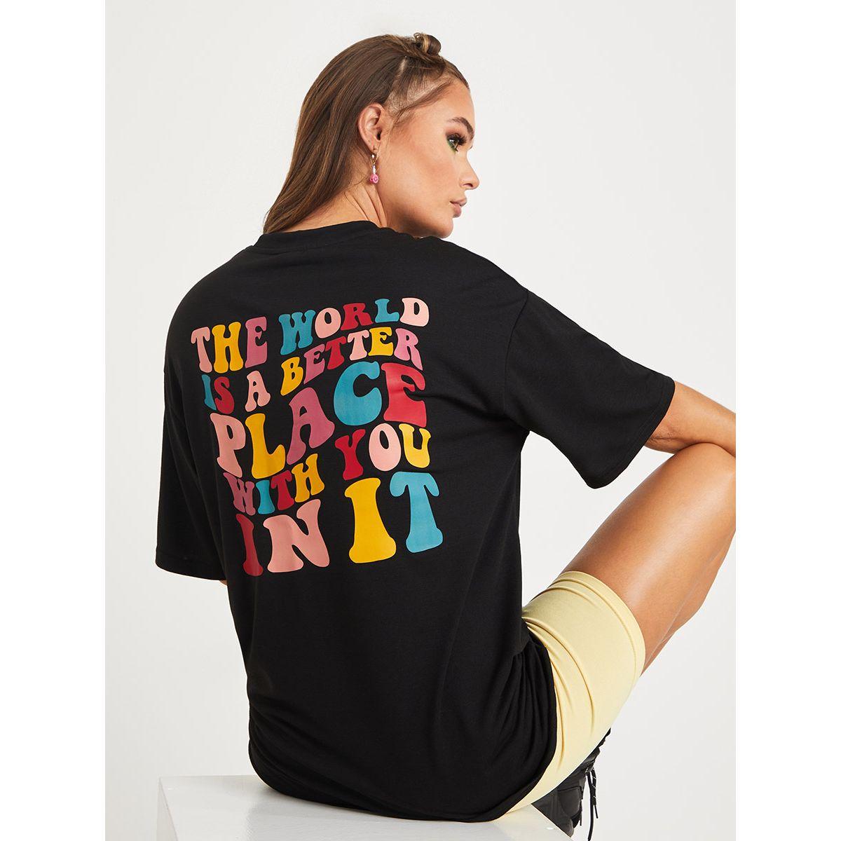 تيشيرت طويل بقصة واسعة-women-clothing-tshirts-image-1