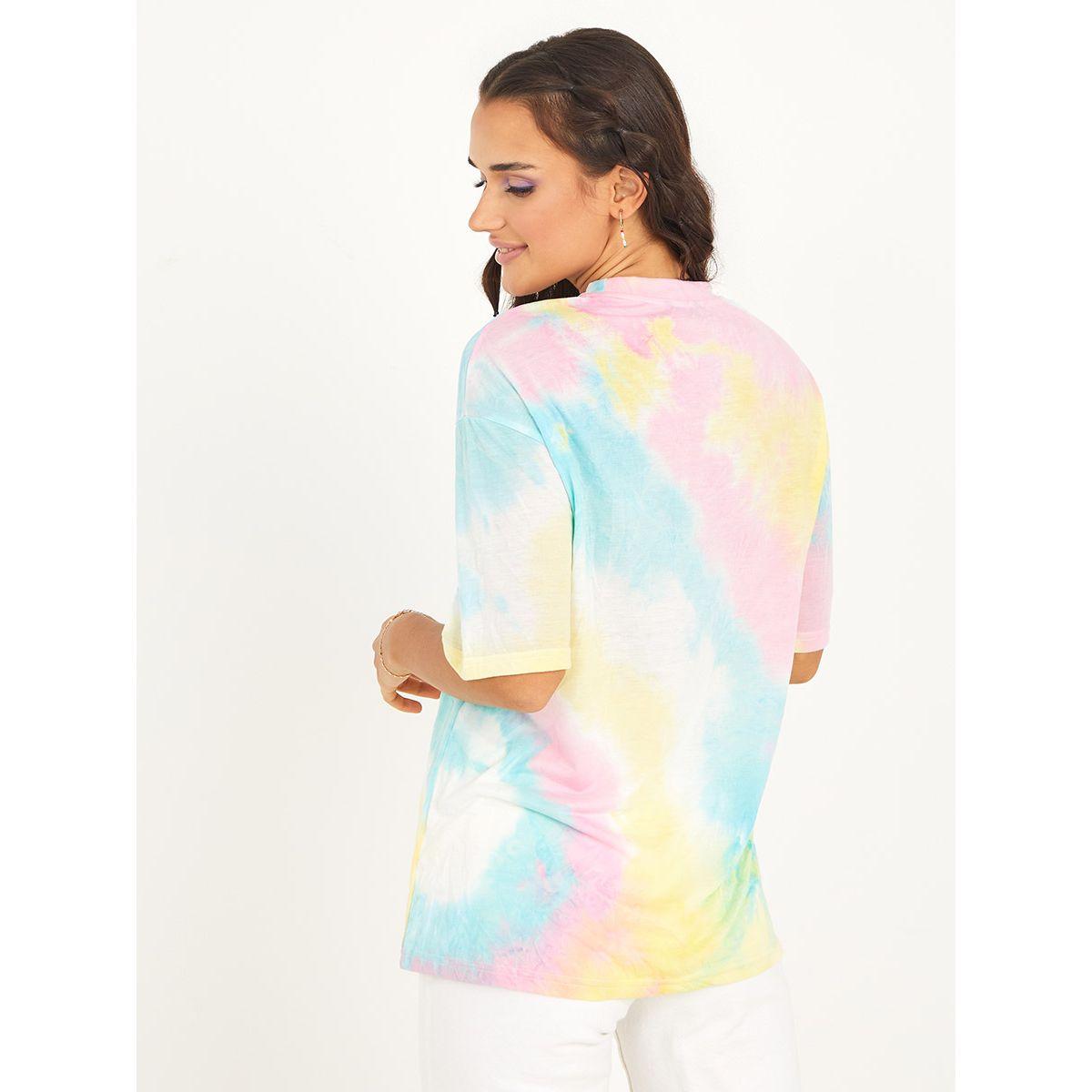 تيشيرت طويل باكمام قصيرة-women-clothing-tshirts-image-5
