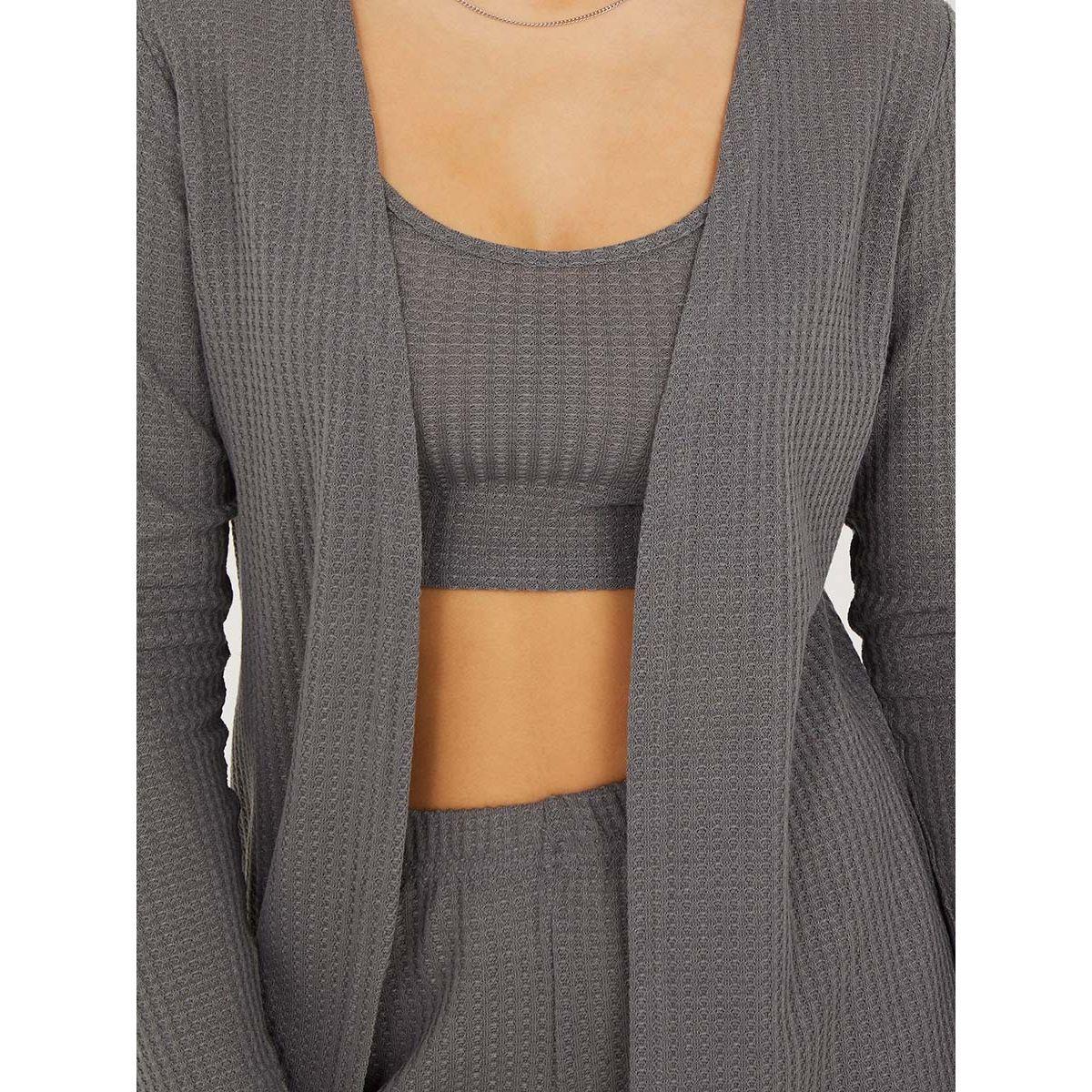 مجموعة من 3 ( بلوزة + بنطال + كارديجان ) من ستايلي-women-clothing-coordsets-image-3