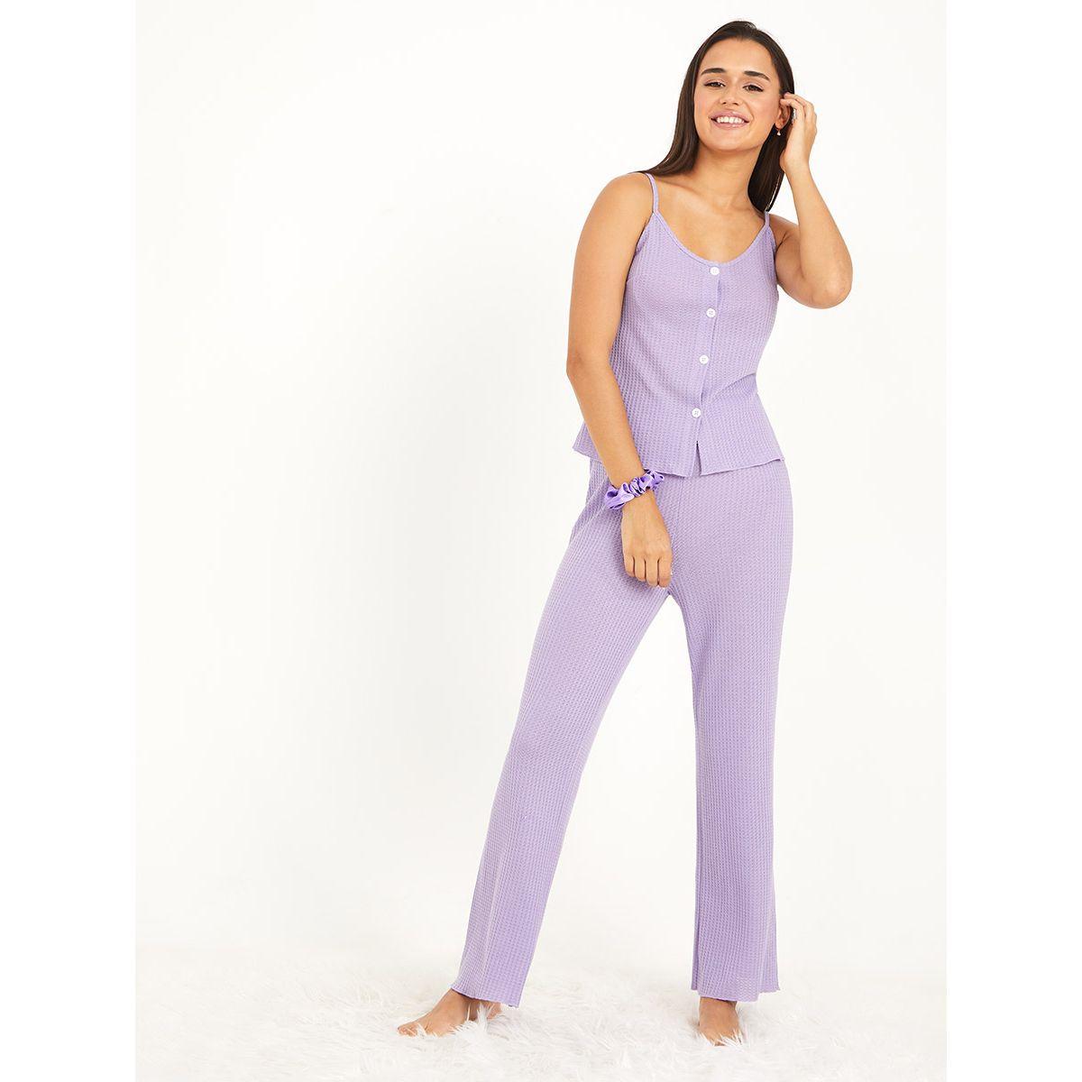 طقم بيجاما من ( بنطال + بلوزة )-women-clothing-nightwear-pyjamas-longsets-image-1