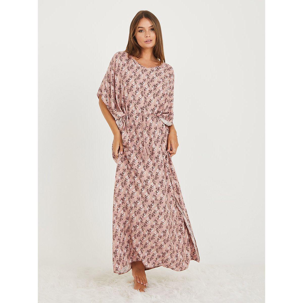 قميص نوم طويل بنمط قفطان-women-clothing-nightwear-nighties-image-1