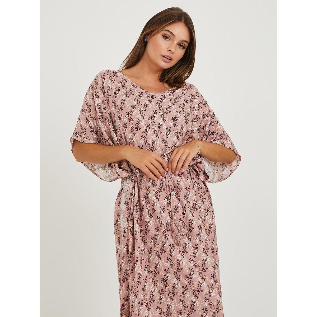 قميص نوم طويل بنمط قفطان-women-clothing-nightwear-nighties-image-3