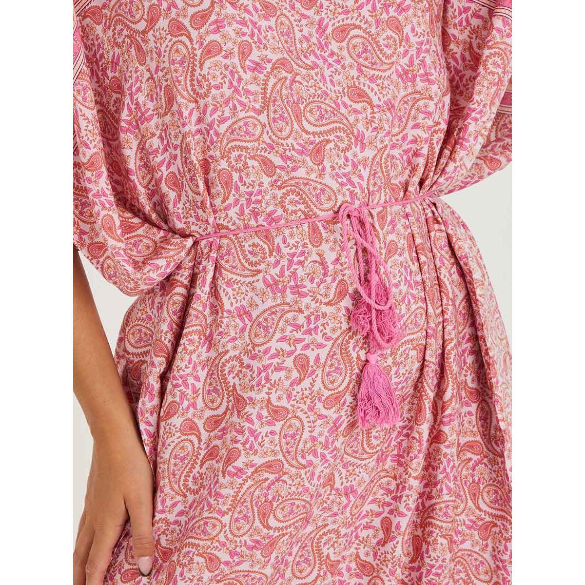 قميص نوم  طويل بنمط قفطان-women-clothing-nightwear-nighties-image-3