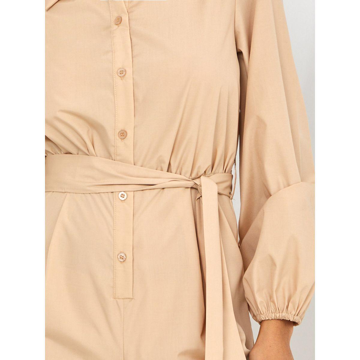 Styli Slim Fit Boiler Jumpsuit with Button and Tie Belt-women-clothing-jumpsuits-image-3