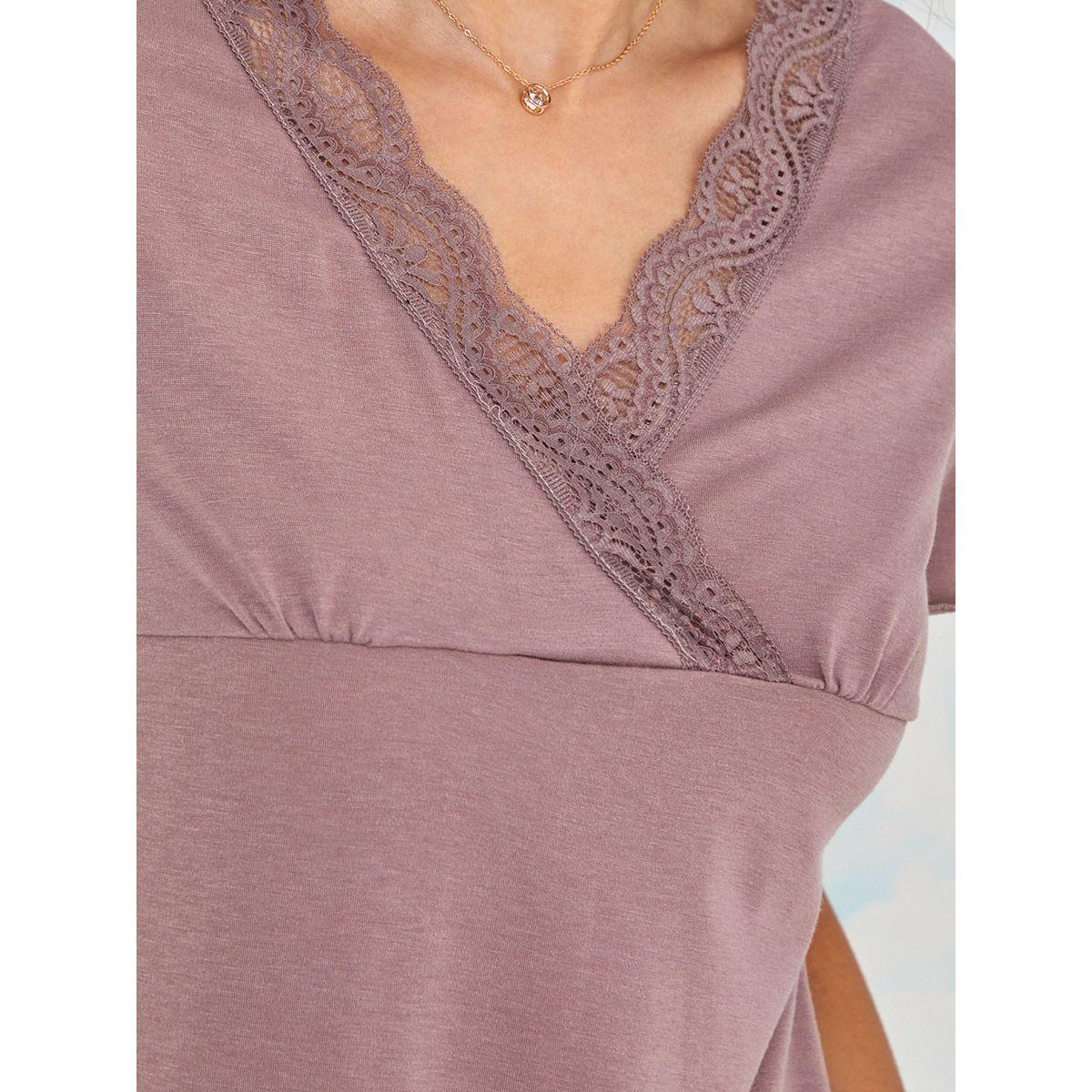 قميص نوم بتداخلات دانتيل-women-clothing-nightwear-nighties-image-3
