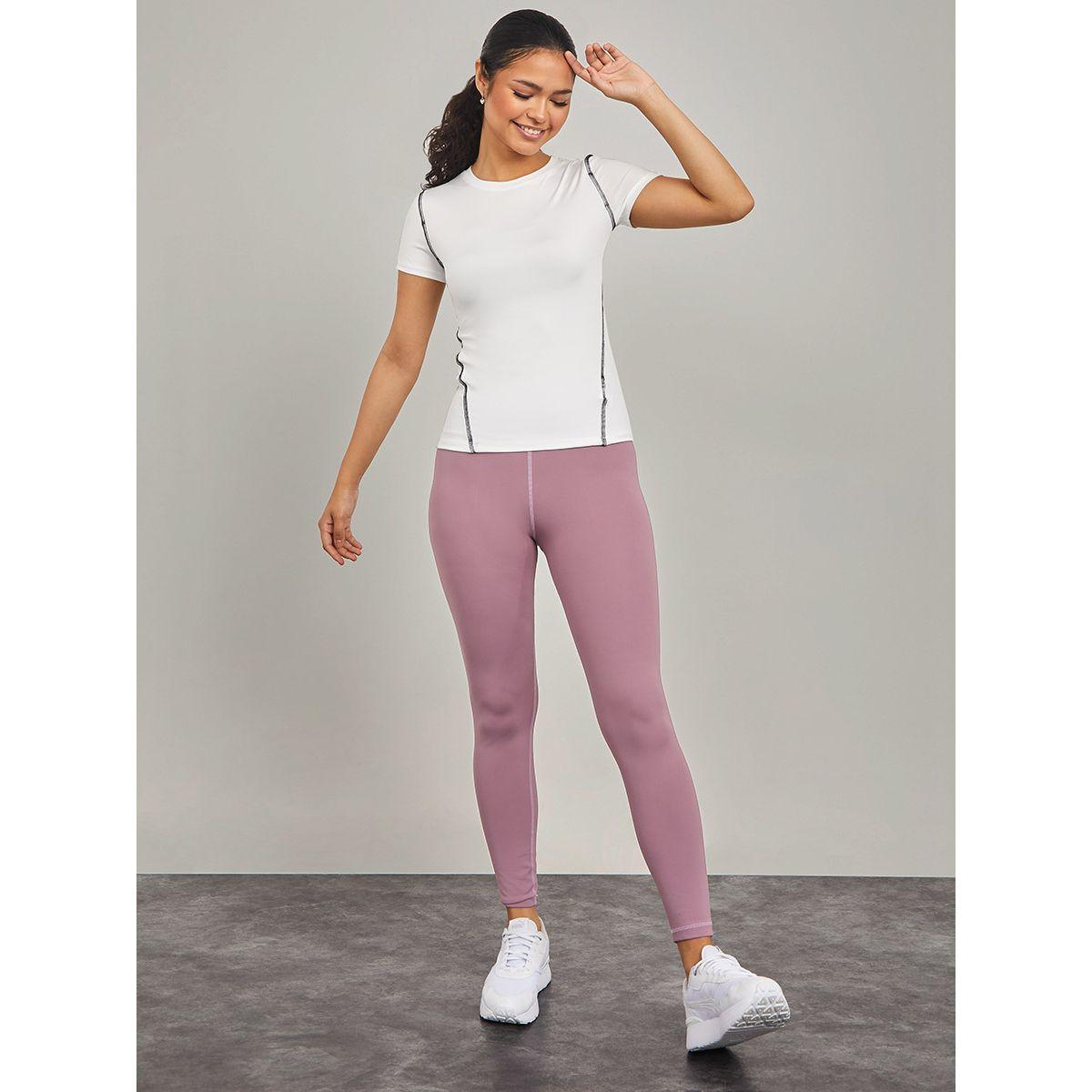 Styli Active Pack of 2 - Contrast Stitch Detail Active T-shirt-women-clothing-sportswearandactivewear-tshirtsandvests-image-4
