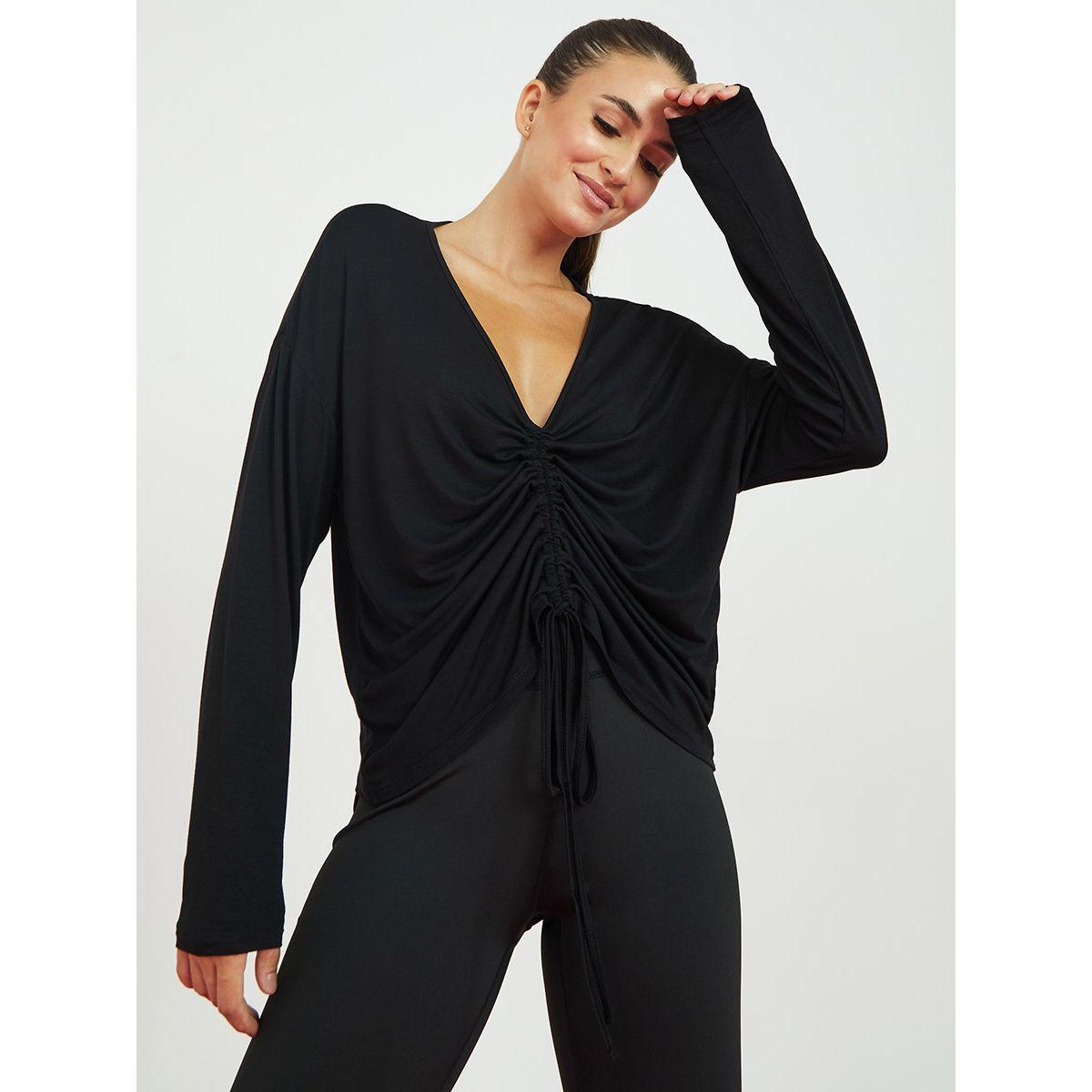 طقم رياضي من ( بلوزة + ليقنز )-sports-women-clothing-trackpantsandtracksuits-image-2