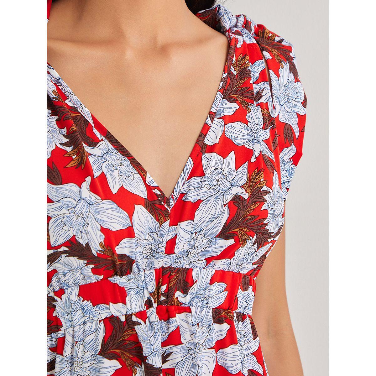 Styli Sleeveless Tropical Print A-Line Maxi Dress-women-clothing-dresses-image-4