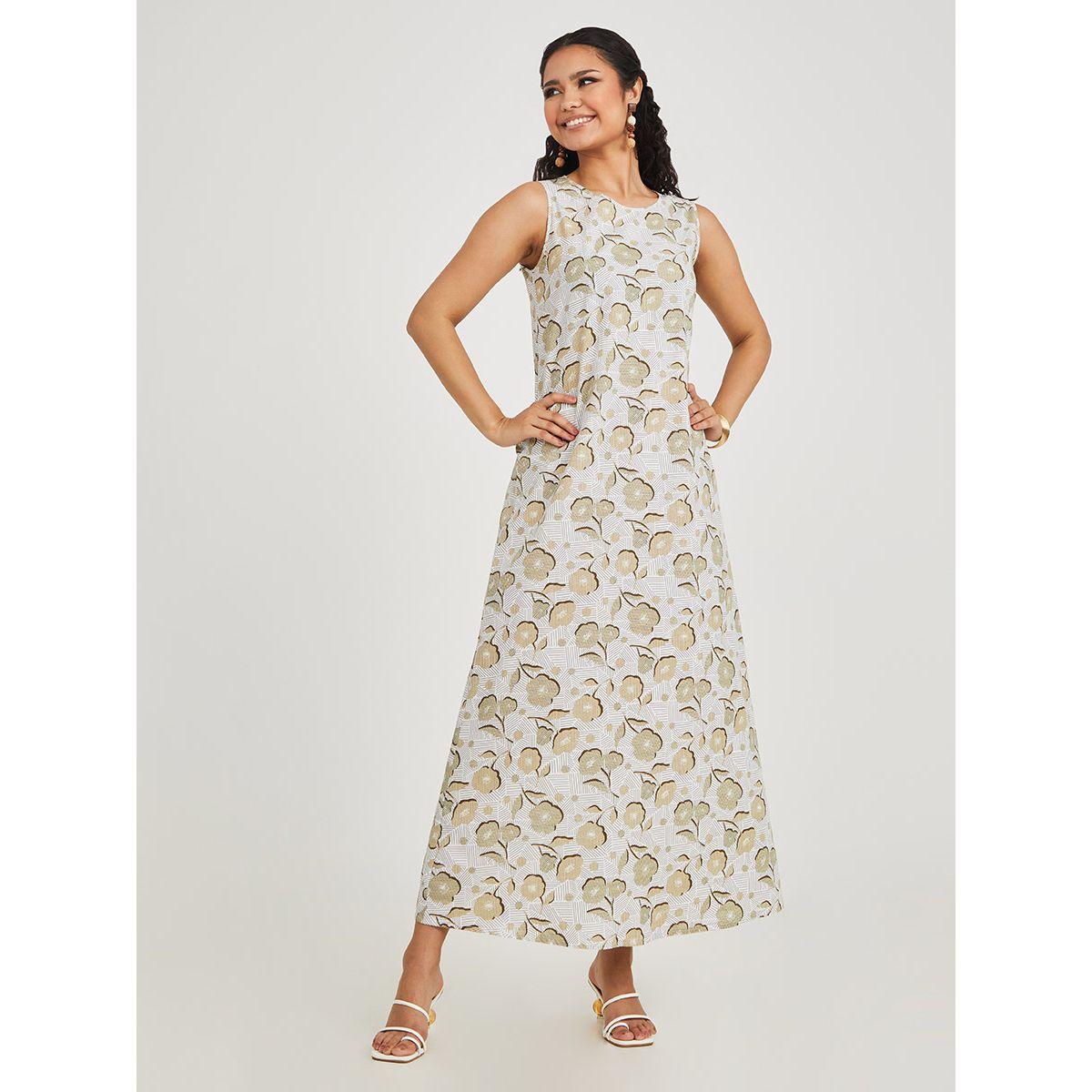 فستان طويل مطبع بزهور-women-clothing-dresses-image-1