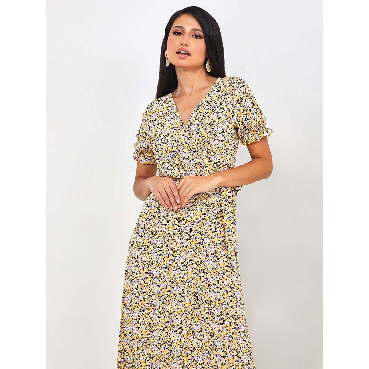فستان طويل بنمط لف-women-clothing-dresses-image-2