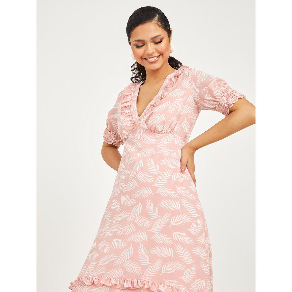 فستان طويل باكمام قصيرة-women-clothing-dresses-image-2