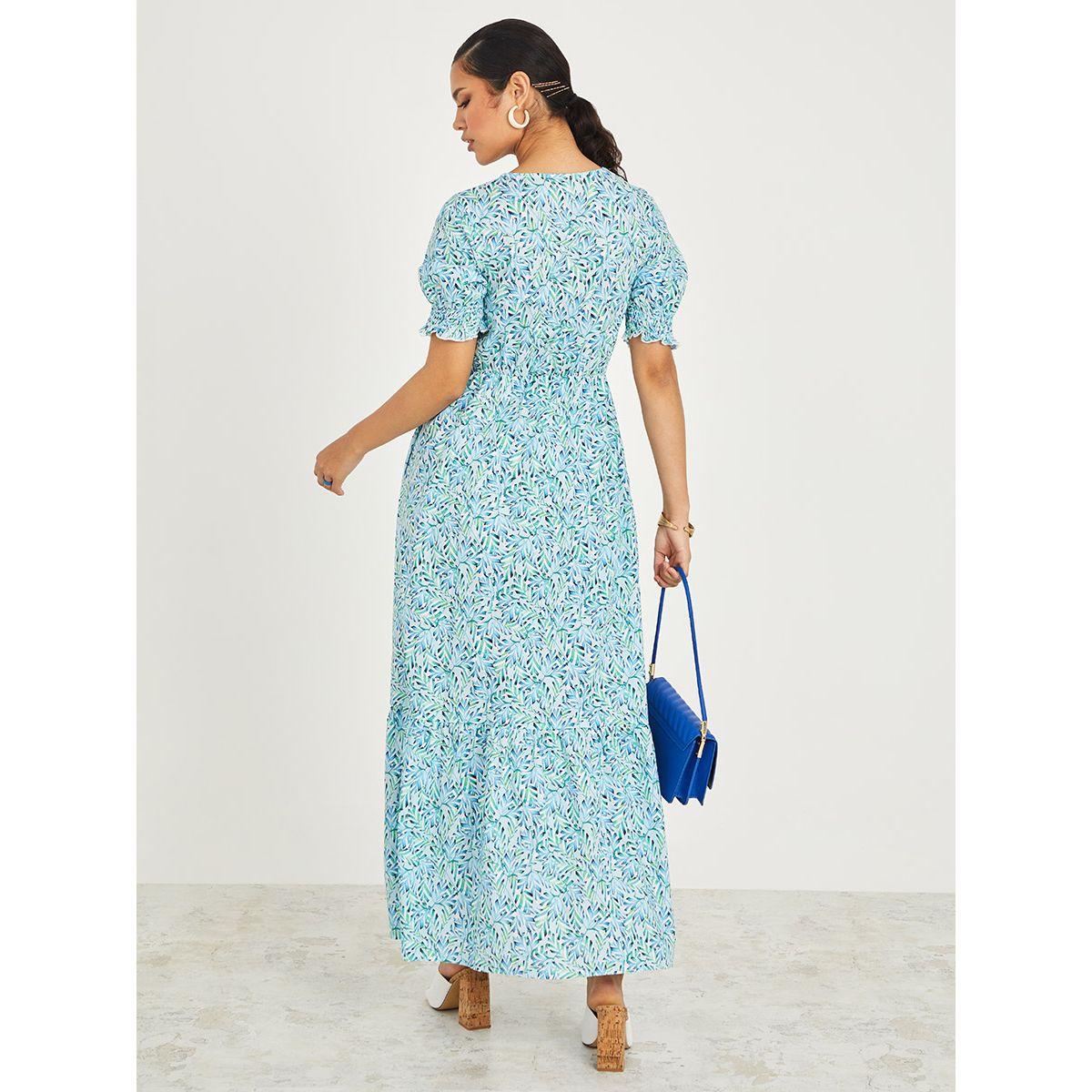 فستان طويل باكمام قصيرة-women-clothing-dresses-image-5