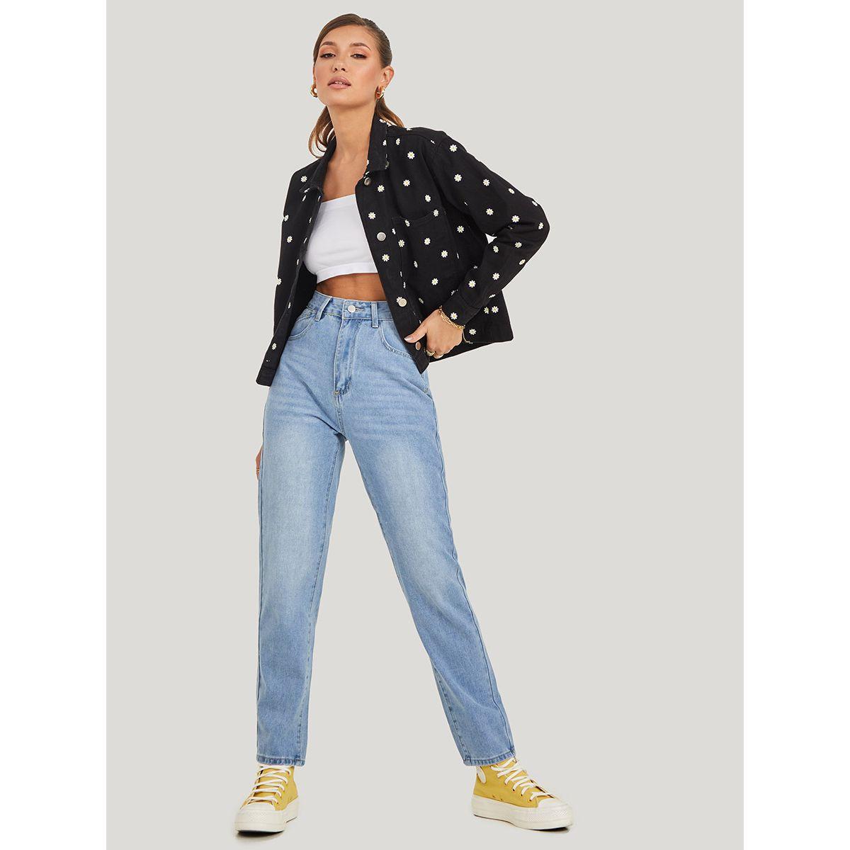 Styli High Waist Mom Jeans-women-clothing-bottoms-jeans-image-2