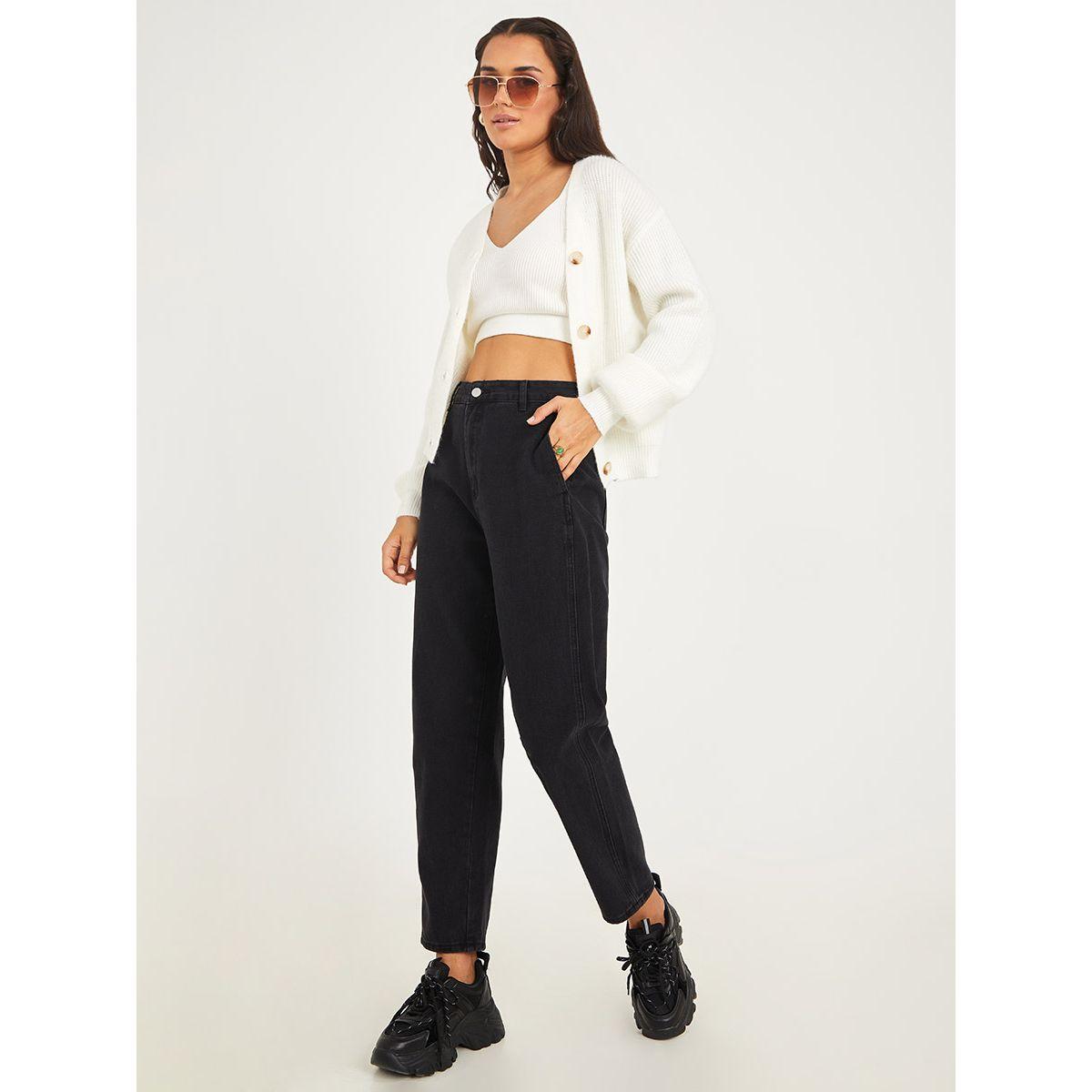 جينز سادة بخصر عالي-women-clothing-bottoms-jeans-image-2