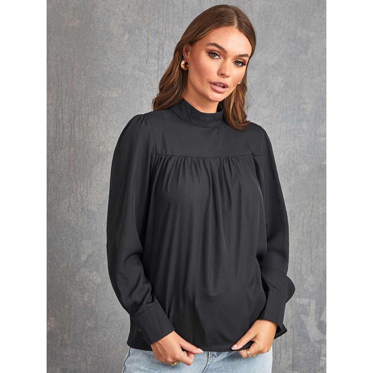 بلوزة سادة باكمام طويلة-women-clothing-shirtsandblouses-blouses-image-4