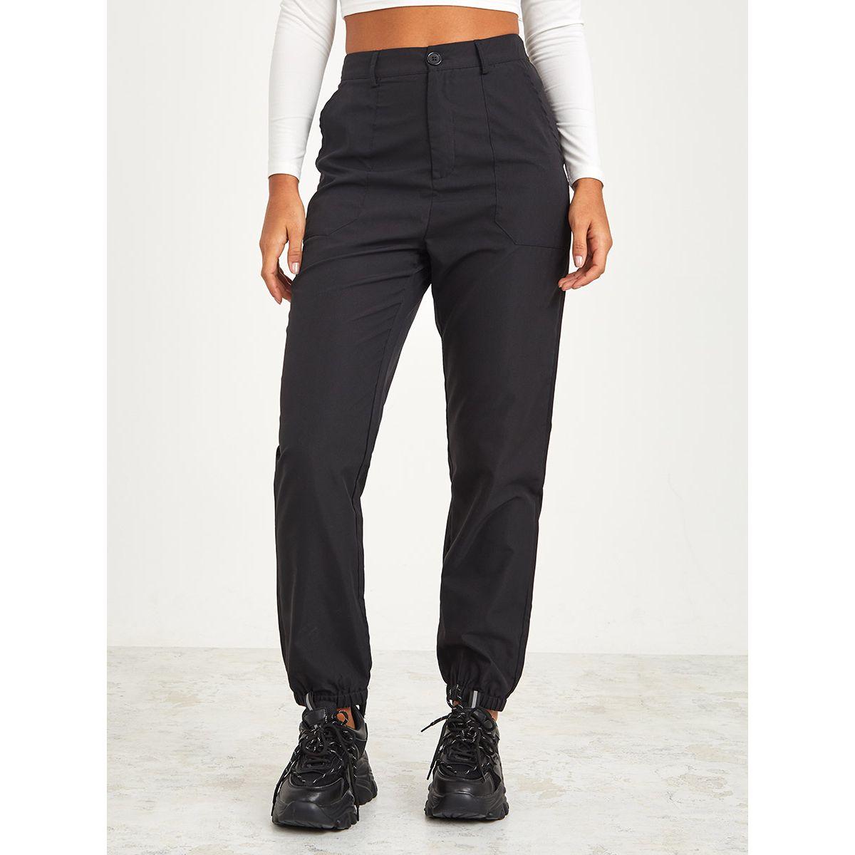 Styli High Rise Tailored Jogger with Side Pocket-women-clothing-bottoms-joggers-image-2