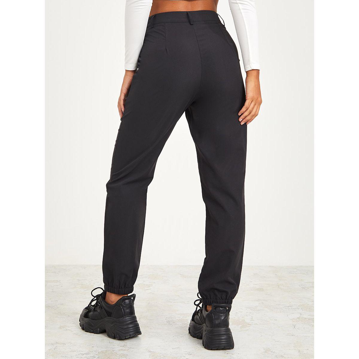 Styli High Rise Tailored Jogger with Side Pocket-women-clothing-bottoms-joggers-image-4