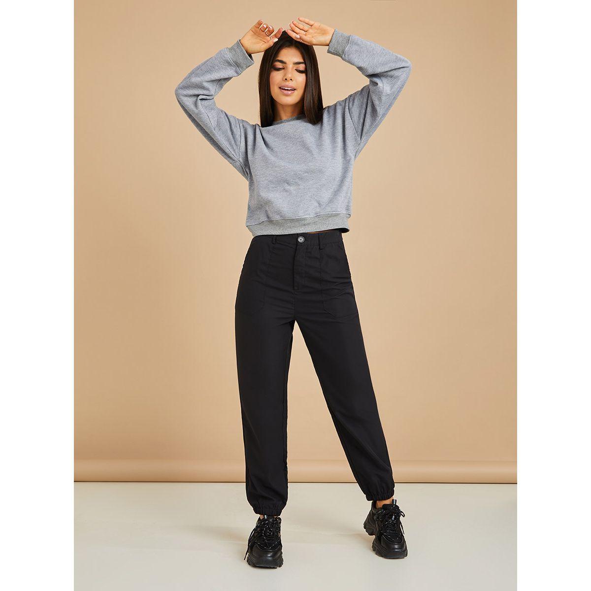 Styli High Rise Tailored Jogger with Side Pocket-women-clothing-bottoms-joggers-image-5