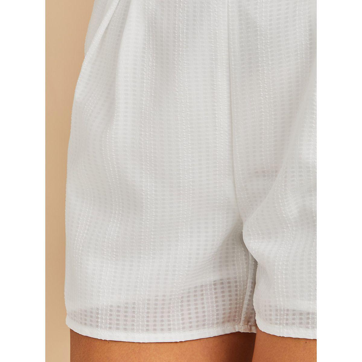 Styli Textured Tailored Shorts with Belt Loops-women-clothing-bottoms-shorts-image-3