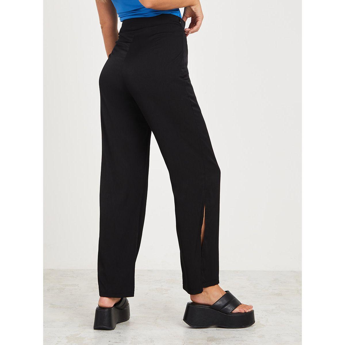 بنطال بقصة واسعة وخصر عالي-women-clothing-bottoms-trousers-image-4