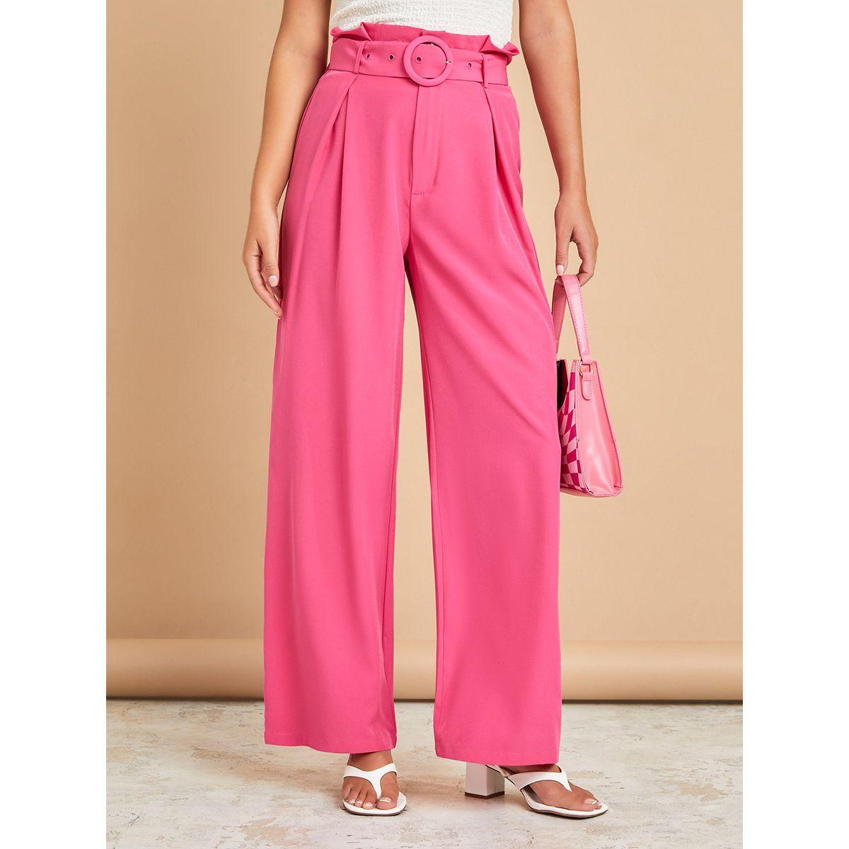 بنطال مطرز بقصة واسعة-women-clothing-bottoms-trousers-image-1