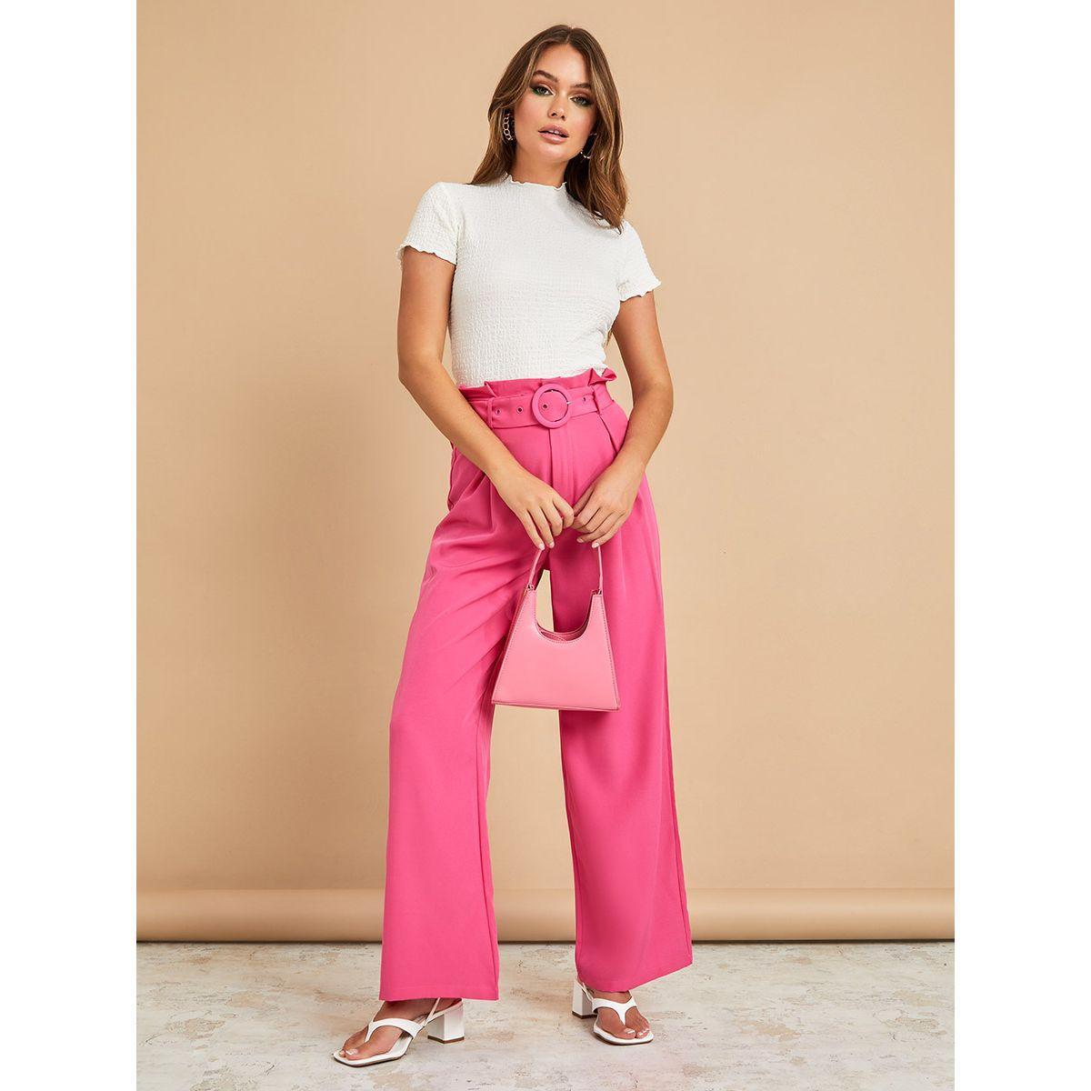 بنطال مطرز بقصة واسعة-women-clothing-bottoms-trousers-image-2