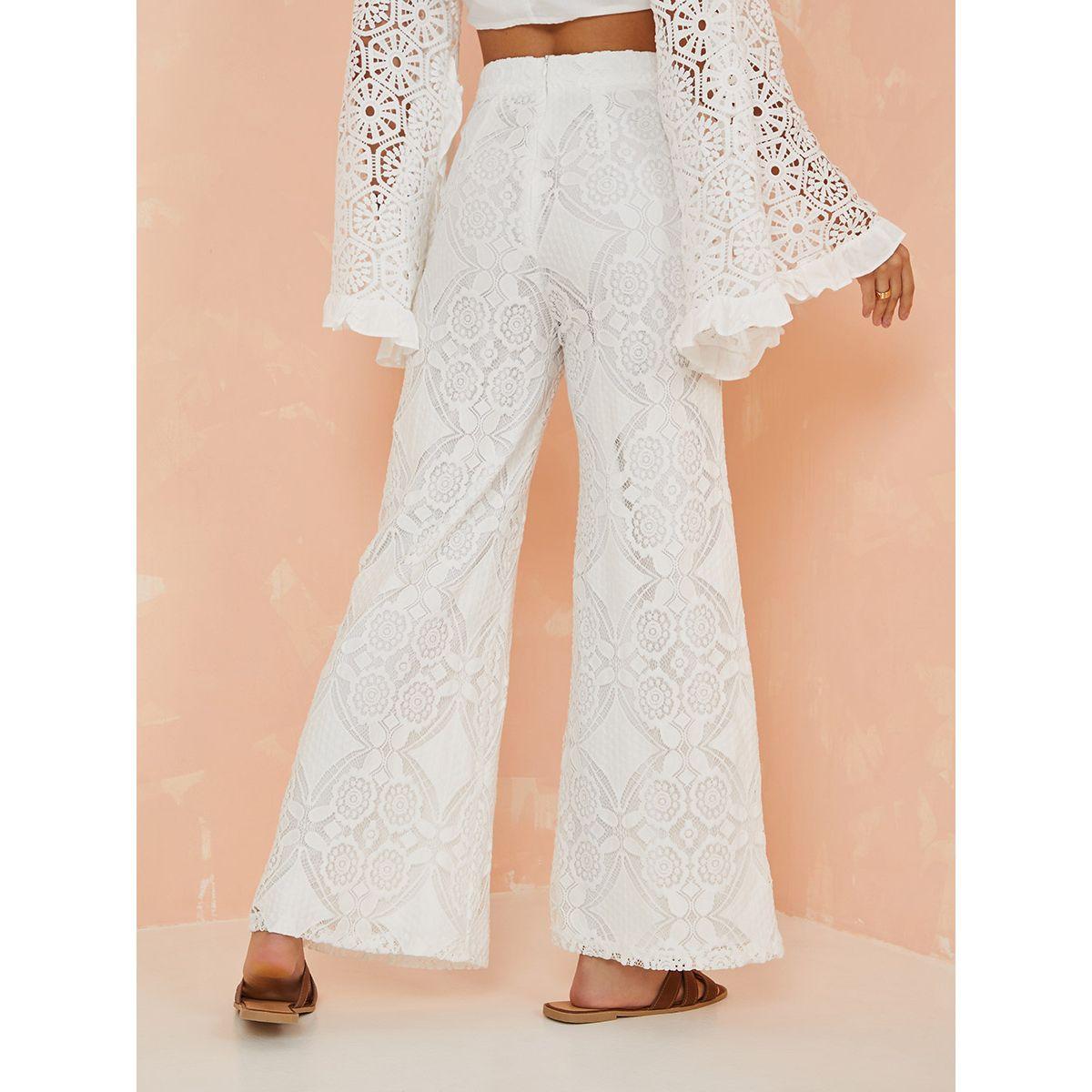 بنطال واسع بتفاصيل دانتيل-women-clothing-bottoms-trousers-image-4
