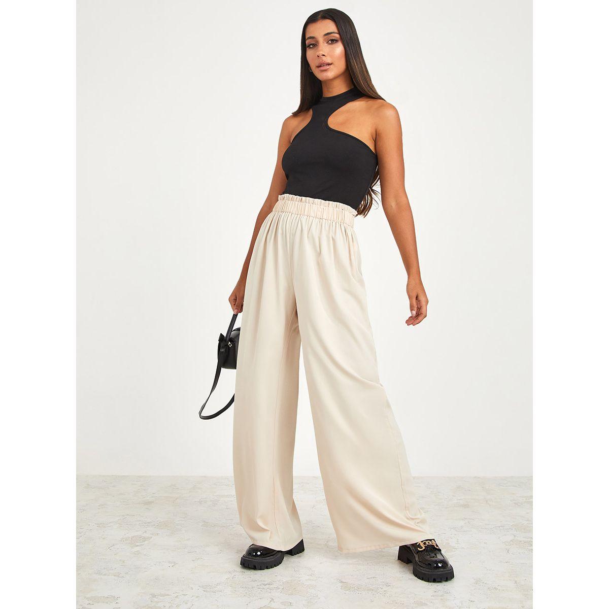 بنطال بخصر بيبر باغ-women-clothing-bottoms-trousers-image-1