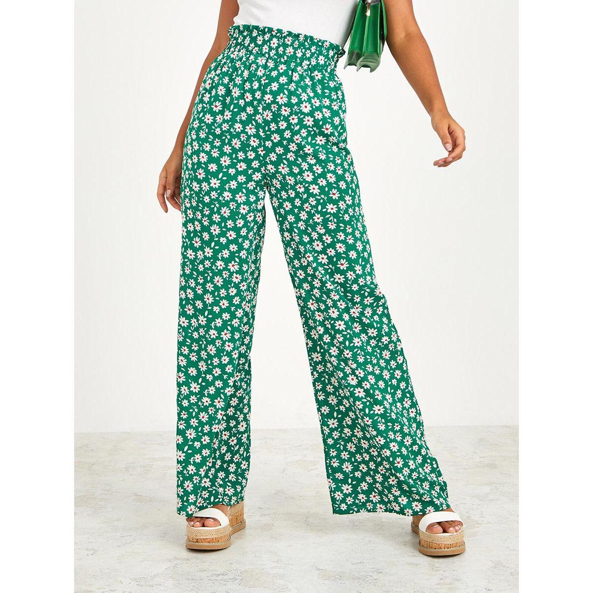 Styli Floral Print Wide Leg Trouser-women-clothing-bottoms-trousers-image-2