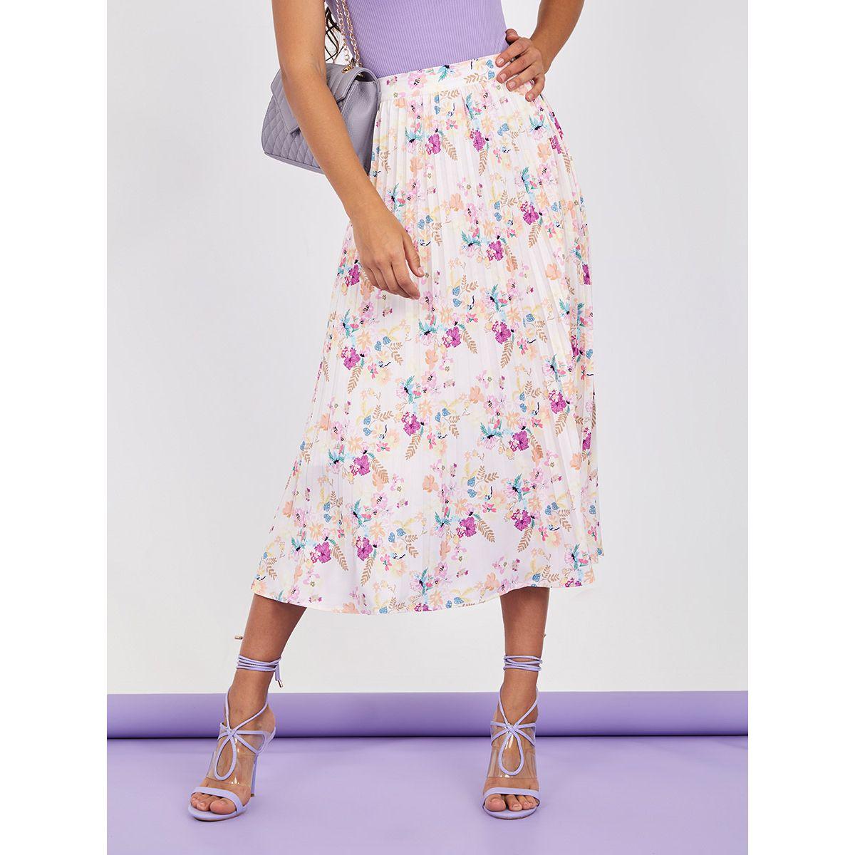 تنورة ميدي مطبعة بزهور-women-clothing-bottoms-skirts-image-2