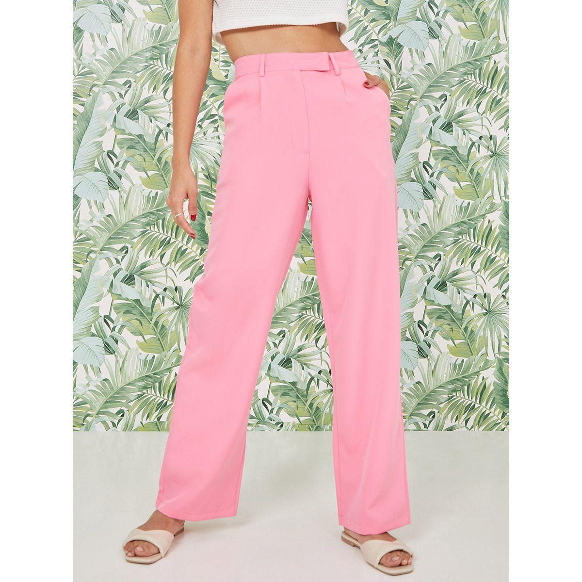 بنطال مطرز بقصة مستقيمة-women-clothing-bottoms-trousers-image-1