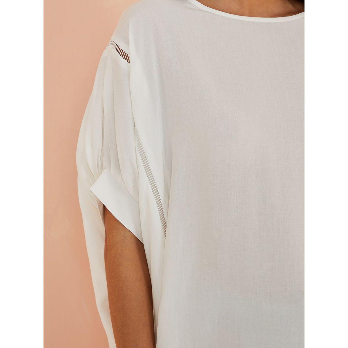 بلوزة كاجوال باكمام قصيرة-women-clothing-shirtsandblouses-blouses-image-3