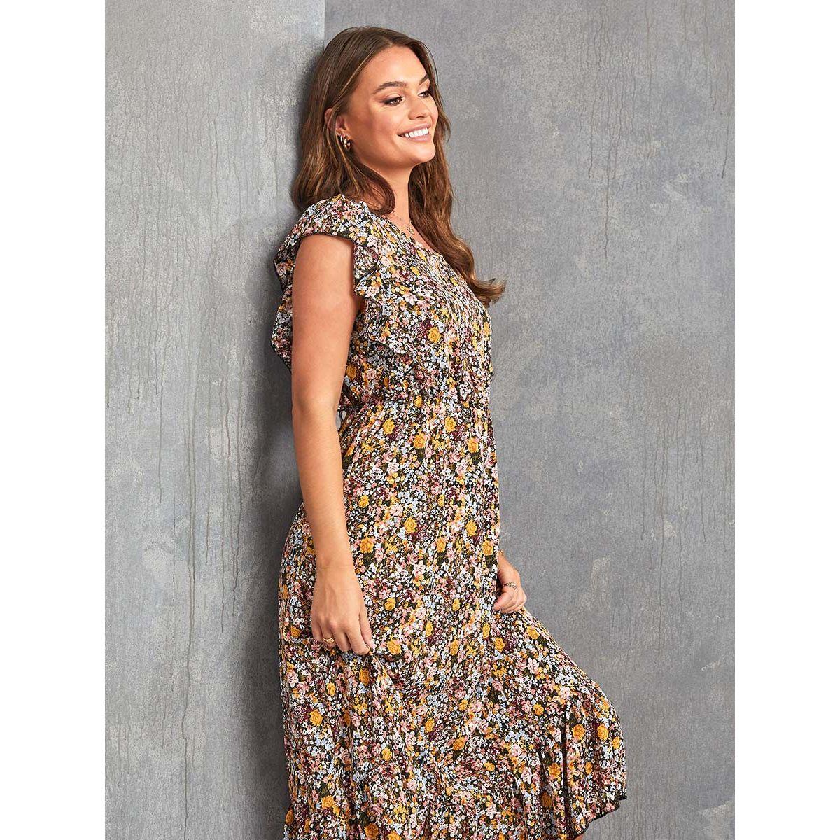 فستان ميدي بلا اكمام من ستايلي-women-clothing-dresses-image-2