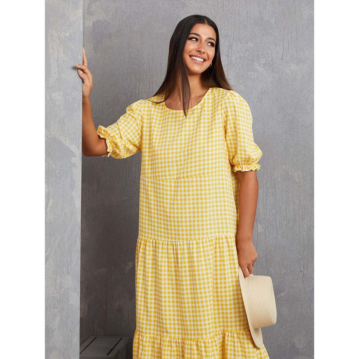 فستان طويل مطبع بمربعات-women-clothing-dresses-image-2